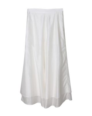 LAYERED CULOTTES - EGGSHELL