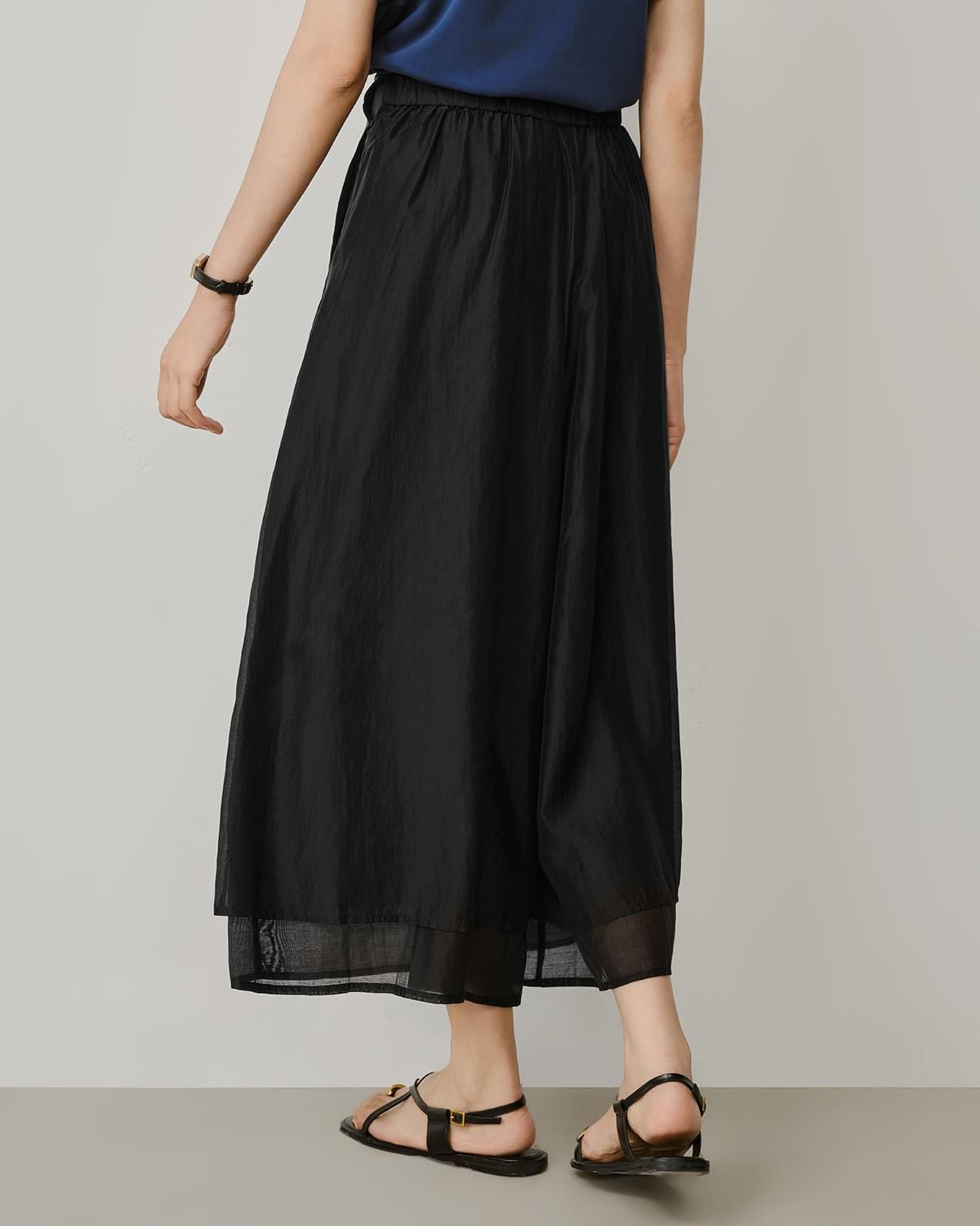 LAYERED CULOTTES - BLACK