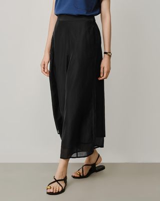 LAYERED CULOTTES - BLACK
