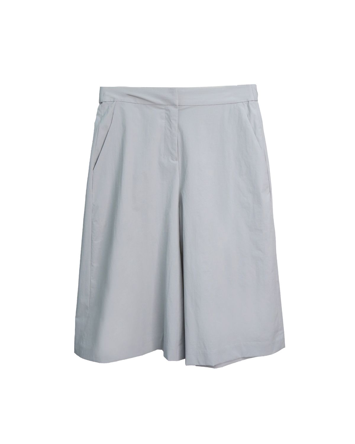 MID RISE BERMUDA SHORTS - MOON