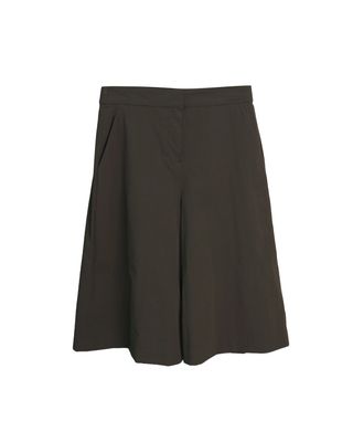 MID RISE BERMUDA SHORTS - CACAO