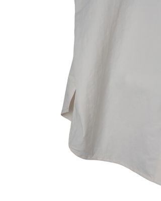 CAPE SLEEVES SHIRT - ALMOND
