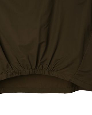 DROP SHOULDER BLOUSE - DARK OLIVE