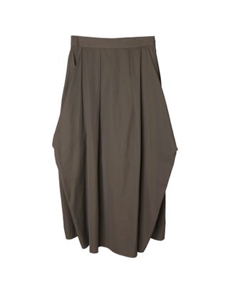 FLARE SKIRT - DARK OLIVE