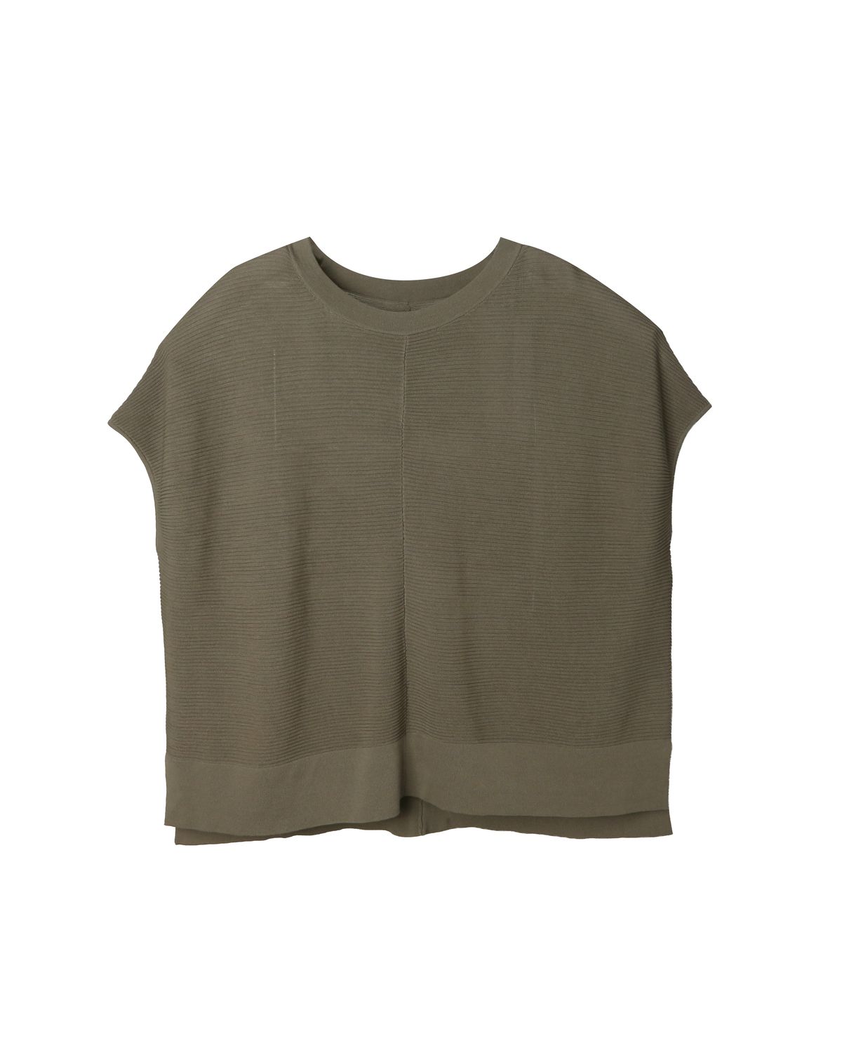 BOXY KNITTED TOP - SAGE