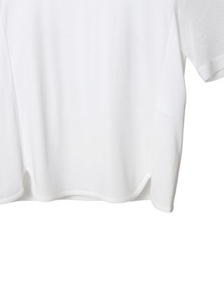 MESH SLEEVE TOP - EGGSHELL