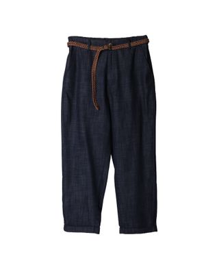 DENIM TAPERED PANTS - DENIM