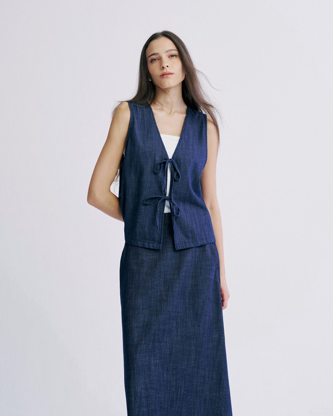 DENIM VEST - DENIM