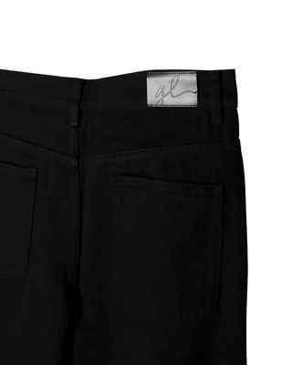 BELL CUT PANTS - BLACK