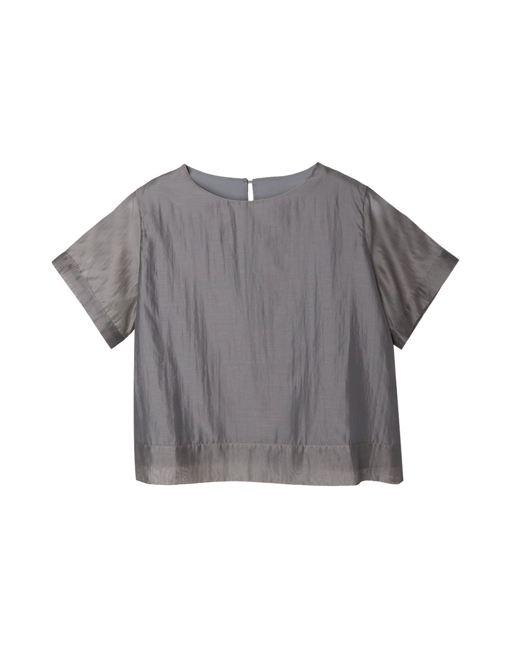 DOUBLE-LAYERED SILKY POLY LAWN SOFT STRUCTURE TOP - MOON BEAN