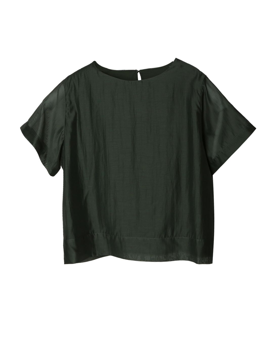 DOUBLE-LAYERED SILKY POLY LAWN SOFT STRUCTURE TOP - BASIL