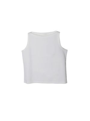 COTTON VEST - EGGSHELL