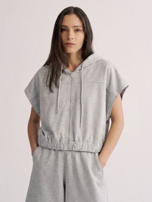 SHORT-SLEEVE ZIP-UP HOODIE - LHG