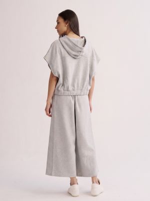 SHORT-SLEEVE ZIP-UP HOODIE - LHG