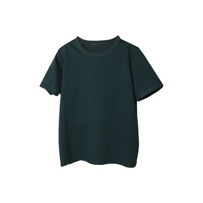 MESH-TRIM T-SHIRT - FOREST