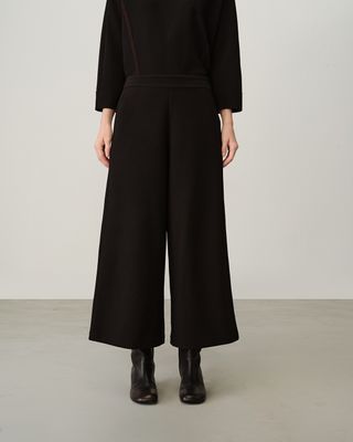 WIDE LEG CULOTTES - BLACK