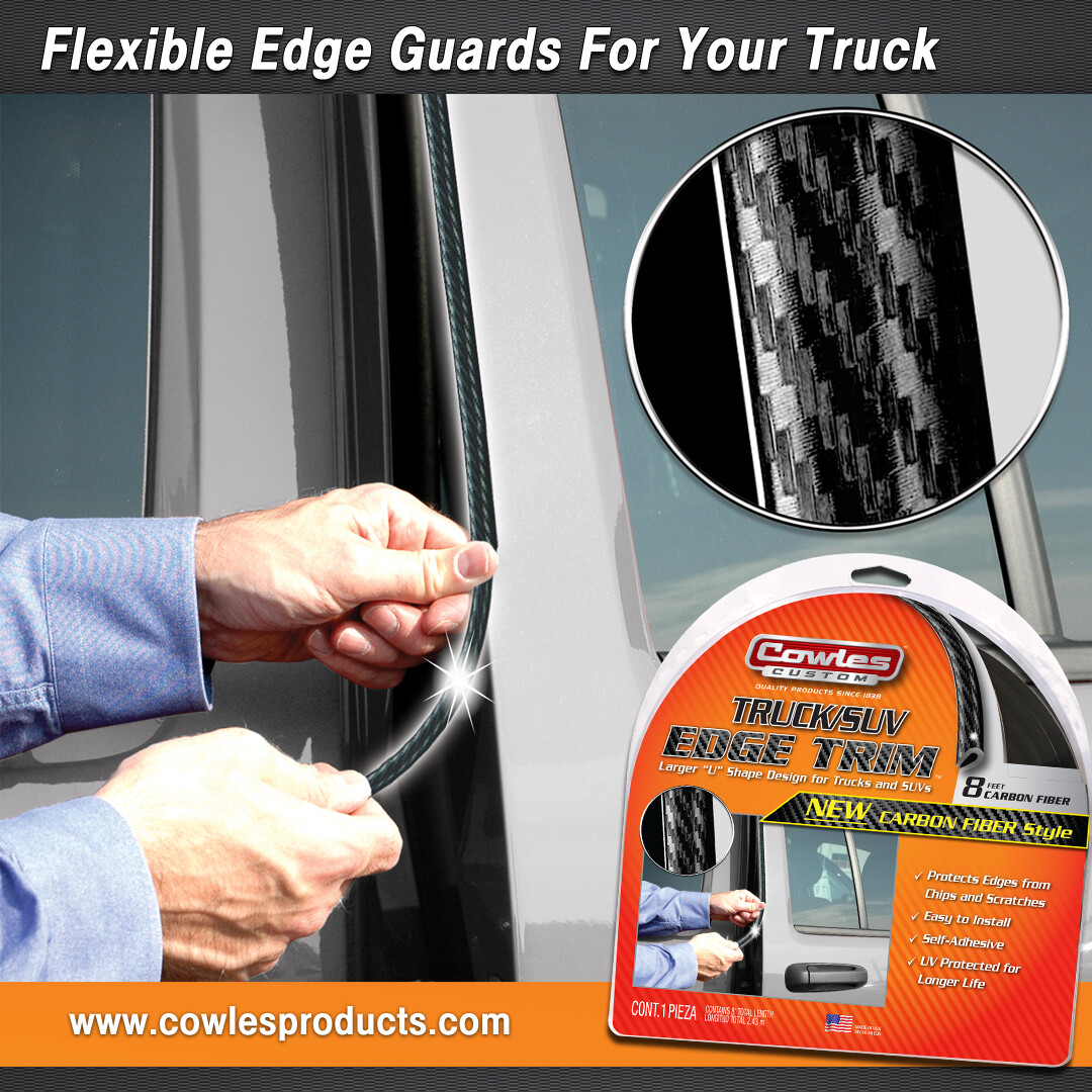 Cowles® S37202 Carbon Fiber Style Truck Edge Trim 8