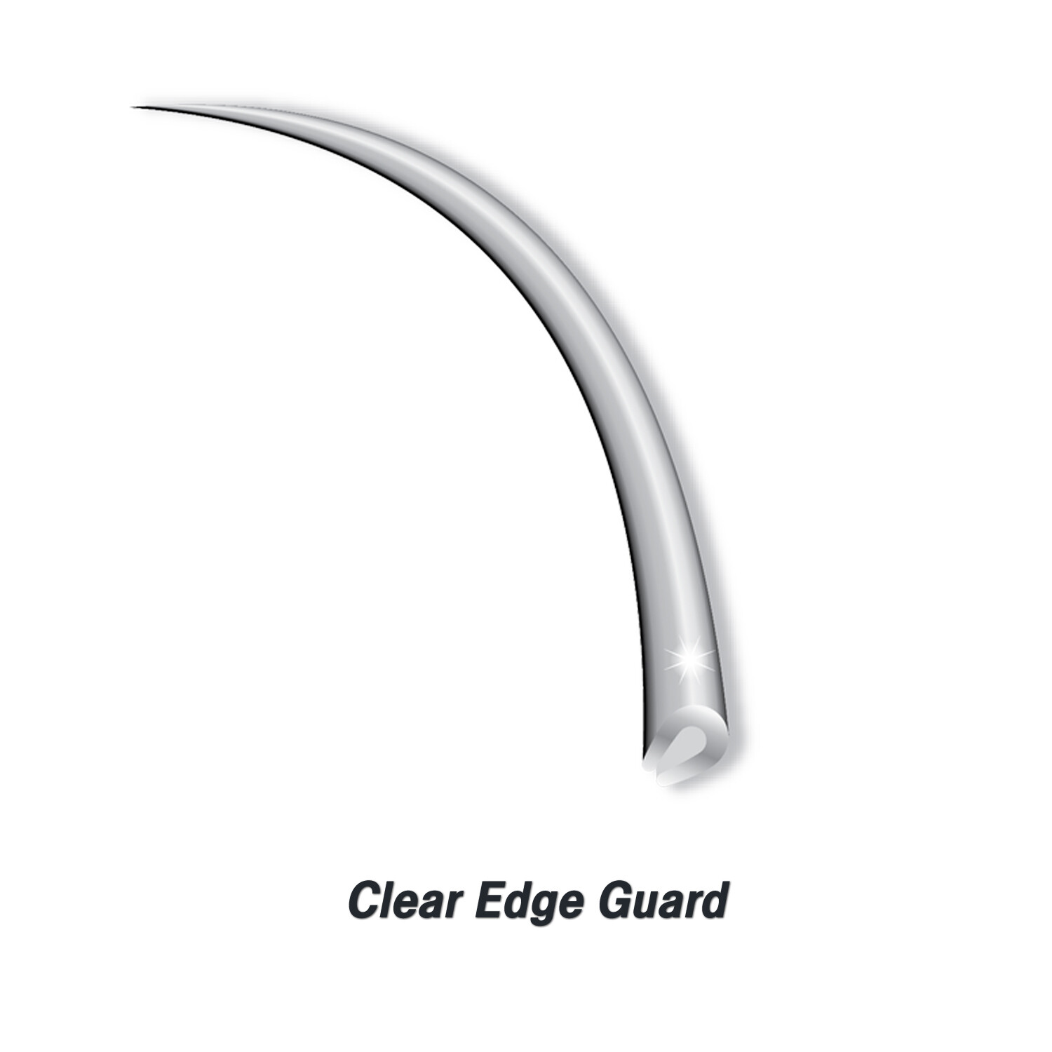 Cowles Chrome Door Edge Trim/Guard – 50-Foot Kit, Full Size, Universal Fit