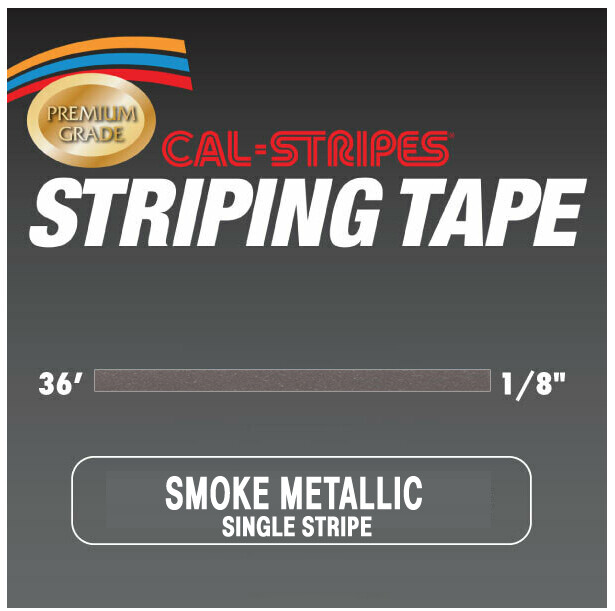 Cal-Stripes® Smoke Metallic Single Pinstriping Tape 1/8