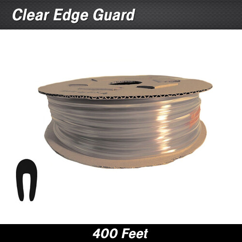 Clear Full Size Door Edge Guard Trim 400 Feet