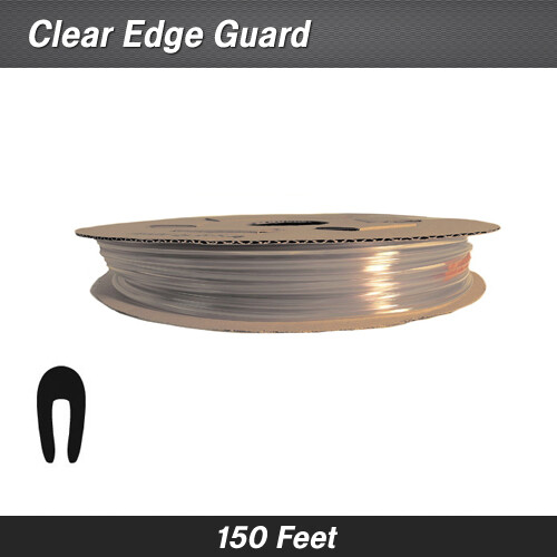 Clear Door Edge Guard/Trim For Cars, 150' Kit Clear Door Edge Guard/Trim For Cars, 150' Kit