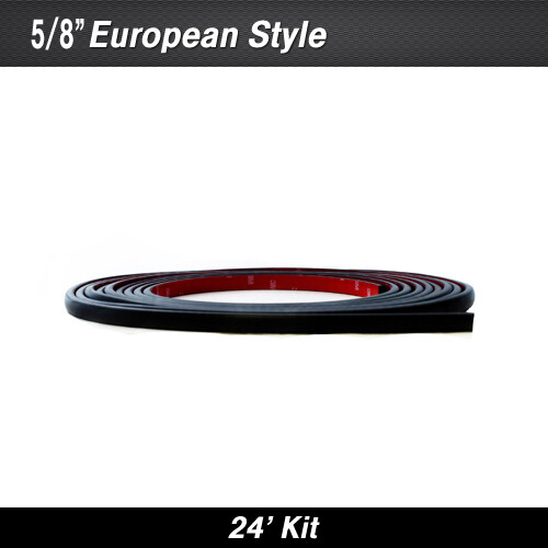Cowles - 24 Feet Of Matte Black European Style Body Side Molding