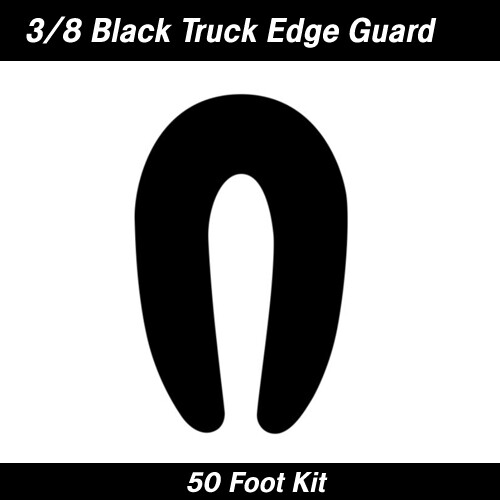 3/8 3/8" Black Truck Edge Trim 50' Kit