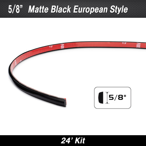 Cowles® 33-302-01 Matte Black European Molding 5/8