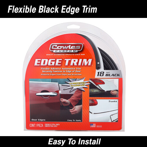Black U Channel Edge Trim 18 Feet Black U Channel Edge Trim 18 Feet