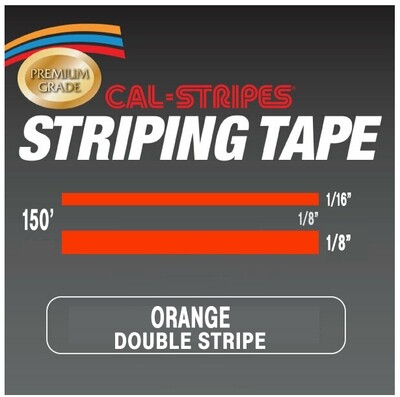 Cal-Stripes® Orange Double Stripes 5/16