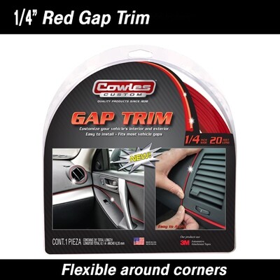 Cowles® S37527 Custom Red Gap Trim 1/4