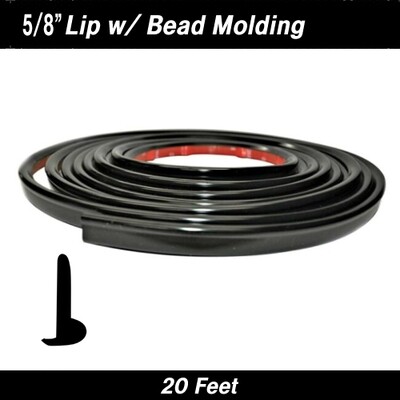 Black Lip w/ Bead Wheel Well Molding 5/8 Black Lip w/ Bead Wheel Well Molding 5/8" x 20' Kit
