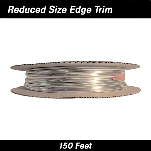 Chrome Reduced Size Edge Trim 150 Feet
