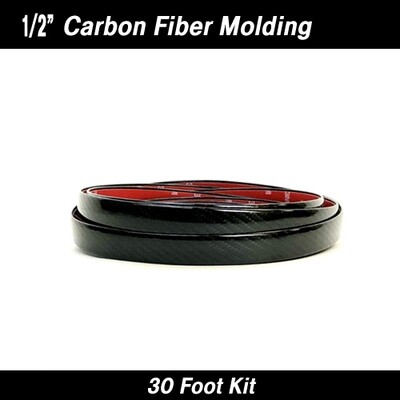 Cowles® 37-747 Carbon Fiber Style Body Side Trim Molding 1/2