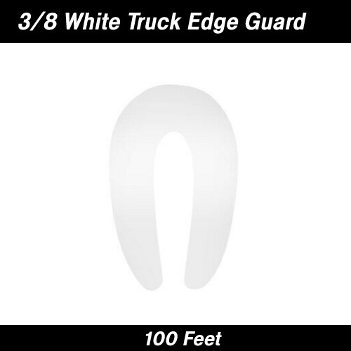 3/8 3/8" White Truck Edge Trim 100 Feet