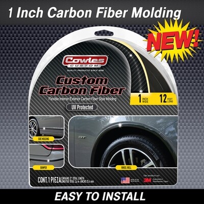 Cowles® S37795 Carbon Fiber Style SUV Body Side Molding Trim 1