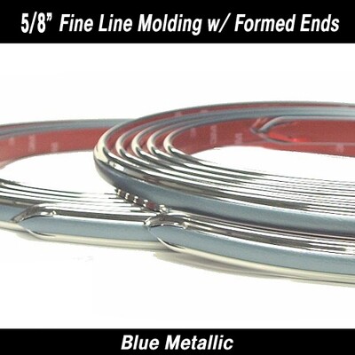 Cowles® 25-530-15 Metallic Blue Fine Line w/ Ends Bodyside Molding 5/8 Cowles® 25-530-15 Metallic Blue Fine Line w/ Ends Bodyside Molding 5/8