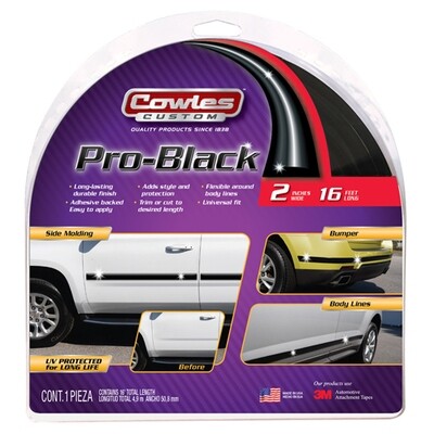 Pro-Black Truck Body Side Molding 2" x 16'