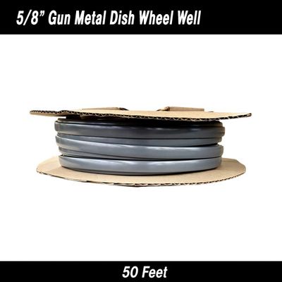 Gun Metal Dish Style Body Molding 5/8" x 50'