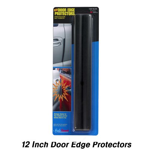 T9007 Black Door Edge Protectors 12 Inch (2) - Premium Car Door Protection T9007 Black Door Edge Protectors 12 Inch (2) - Premium Car Door Protection