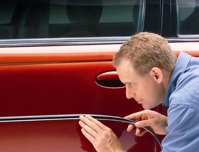 Black Mid Line w/ Ends Body Side Moldings 7/8" x 13' (2)