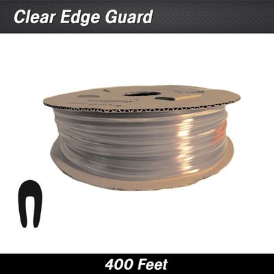 Clear Full Size Door Edge Guard Trim 400 Feet