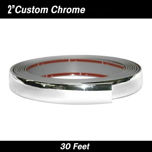 2" Wide Custom Chrome Truck/SUV Body Side Molding x 30'