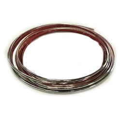 Cowles Chrome Half Round Body Side Trim Molding 1/4" x 20' Kit