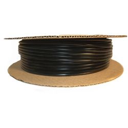 Black Half Round Fender Trim 1/4" x 125' Reel