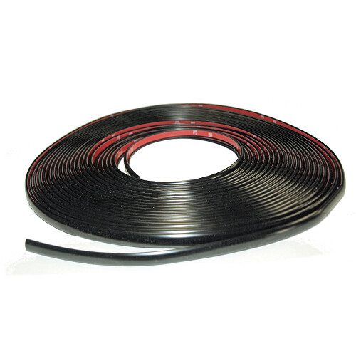 Black Tape On Edge Guard - 3/8" Wide, 50 Feet Long Cars, Trucks/SUVs