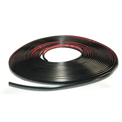 Black Tape On Edge Guard - 3/8" Wide, 50 Feet Long Cars, Trucks/SUVs