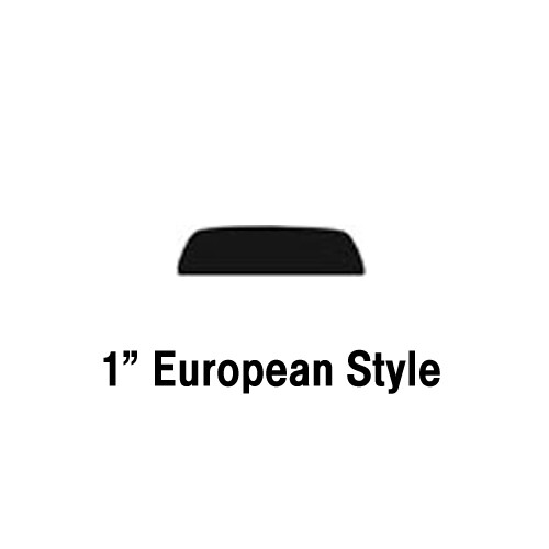 Black European Style Body Molding 1" x 100'