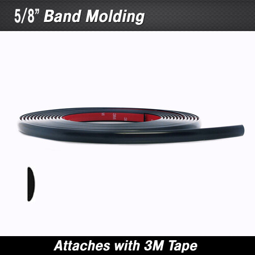 Black Band Wheel Well Molding 5/8" x 30' Kit