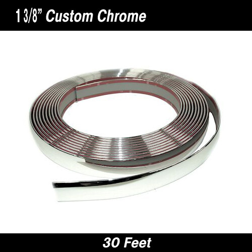Cowles Custom Chrome Body Side Molding 1 3/8" x 30'